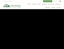 Tablet Screenshot of mainstreetnursery.com